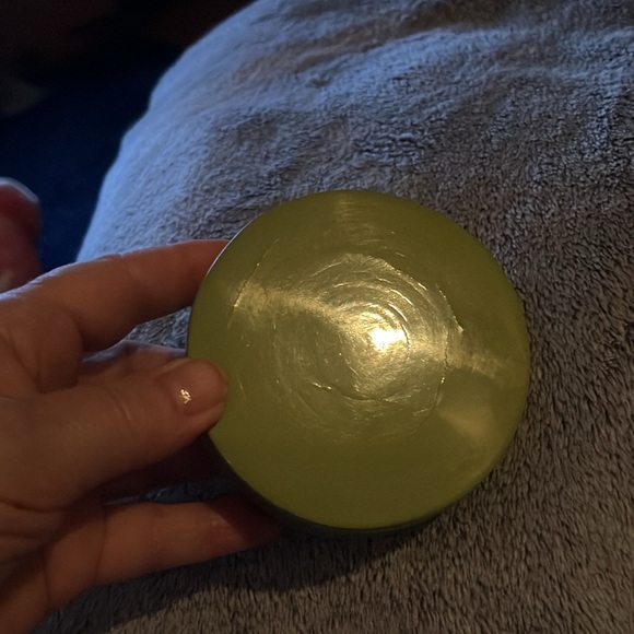 Vintage Avacado Bamboo canister - Picture 10 of 11